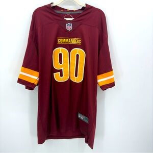 Men's Nike Montez Sweat Burgundy Washington Commanders Game Jersey
